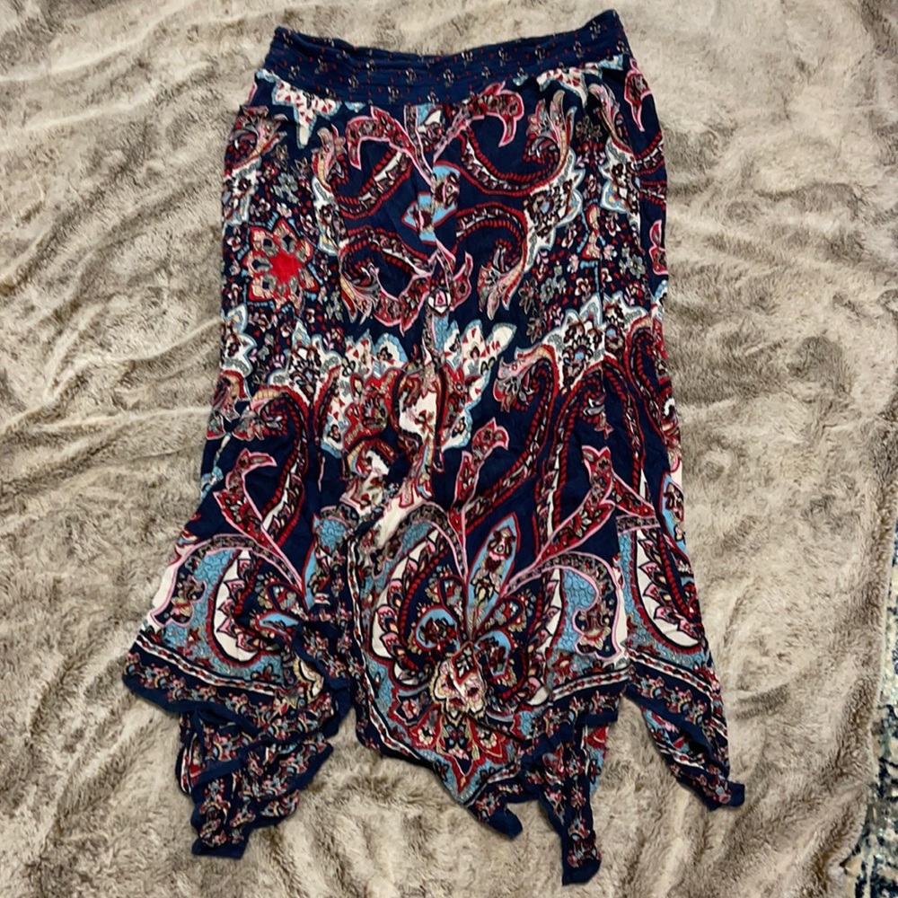 Handkerchief Maxi Skirt